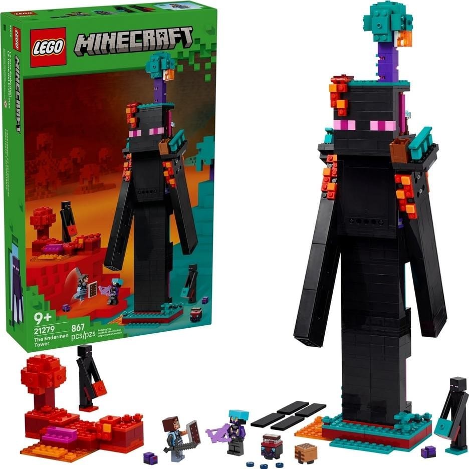 Lego Klocki Konstrukcyjne Minecraft 21279 Wieża Endermana Rozmiar 3 Dzi-Zklo-Lgo-2337
