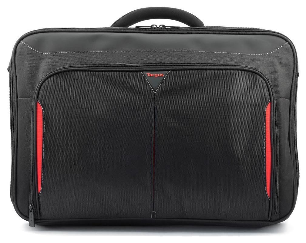Targus Torba Classic+ Clamshell Case 18'' Czarno-Czerwona Rozmiar 18 Tor-Lap-Tar-070