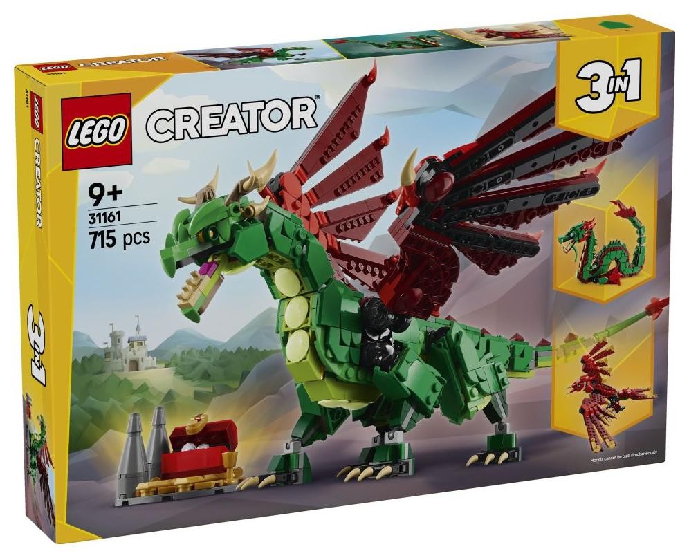 Klocki konstrukcyjne LEGO Creator 31161 Średniowieczny smok