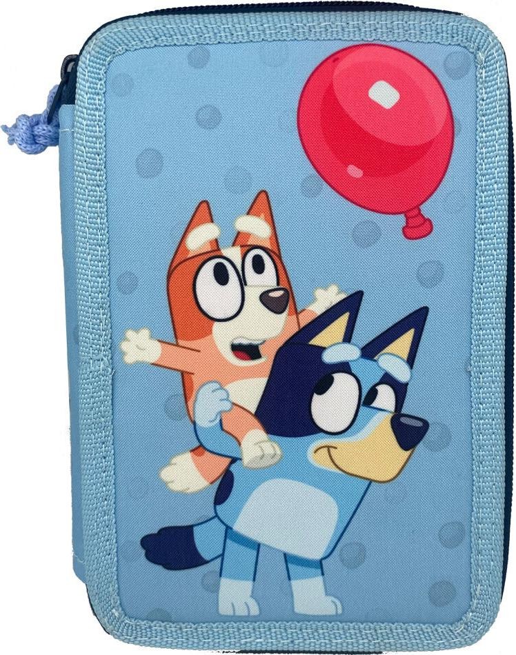 Piórnik 2-komorowy z wyposażeniem Bluey 48208516