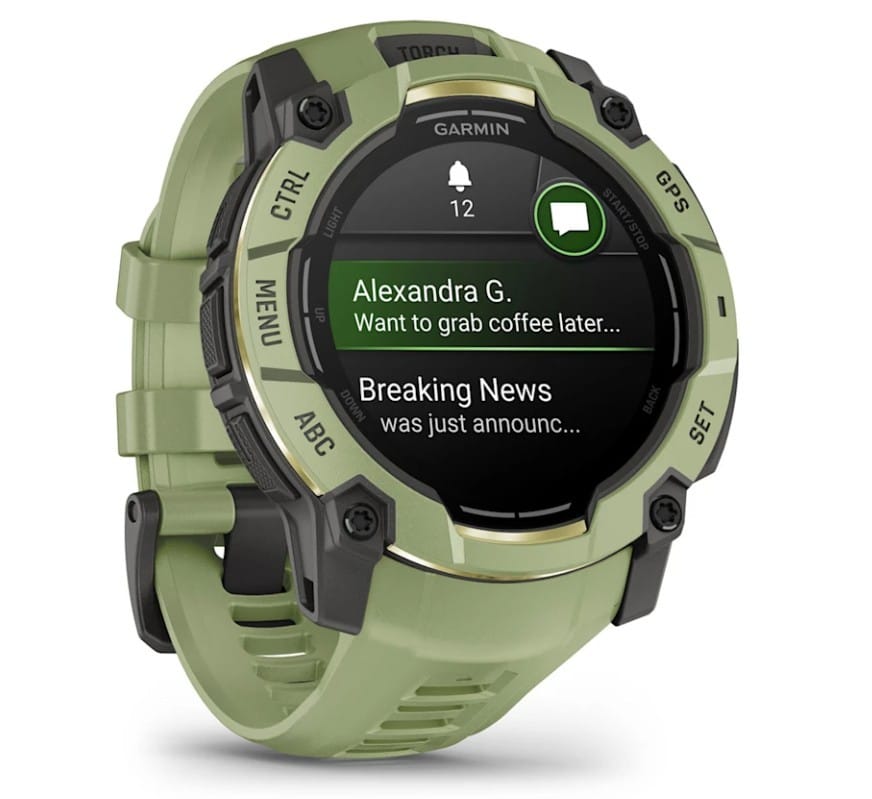 Garmin Instinct 3 AMOLED 50mm Fern green z paskiem w kolorze Fern green