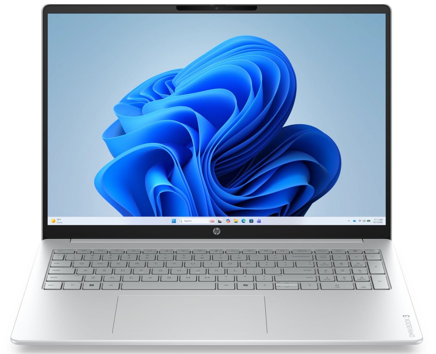 HP OmniBook 3 - Core 9 285H | 16'' 2K OLED | 64GB | 1TB | W11H | Srebrny | Brak ładowarki