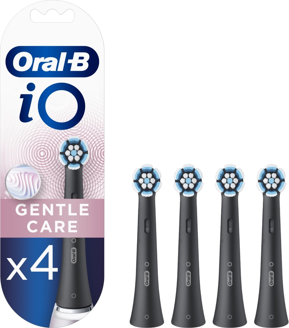 Końcówki do szczoteczek Oral-B iO Gentle Care | 4 szt. | czarny | 4210201419082
