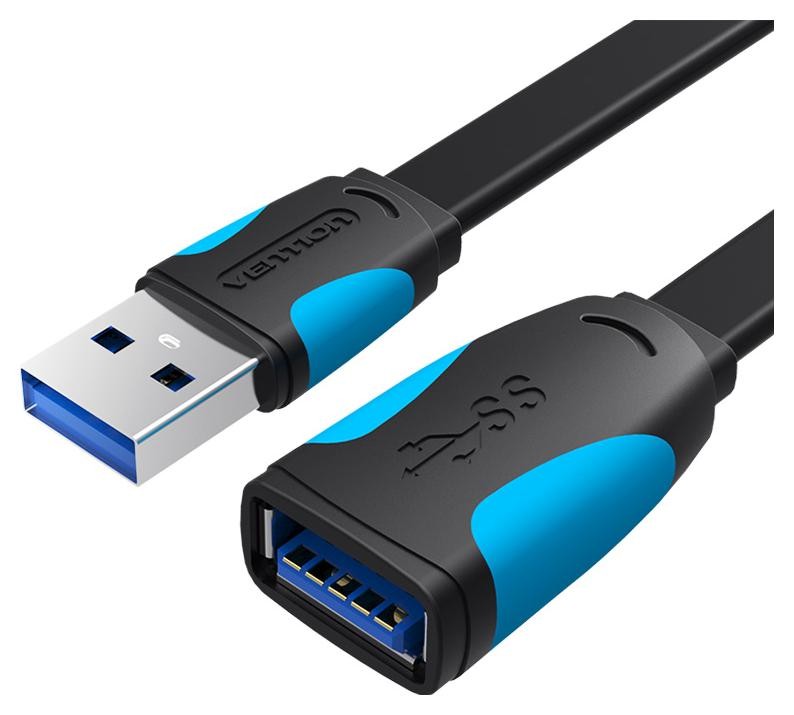 Фото - Кабель Vention Płaski USB 3.0, 1m KA-USB-VNTN-155 