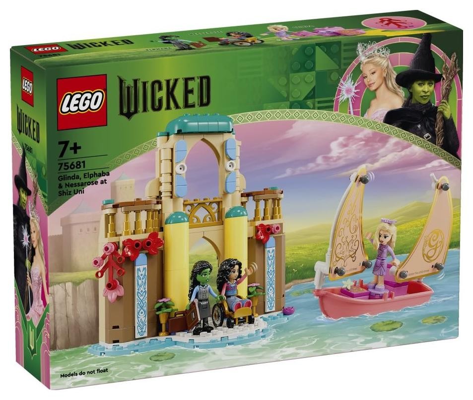 Klocki konstrukcyjne LEGO Wicked 75681 Glinda, Elphaba i Nessarose na Shiz University