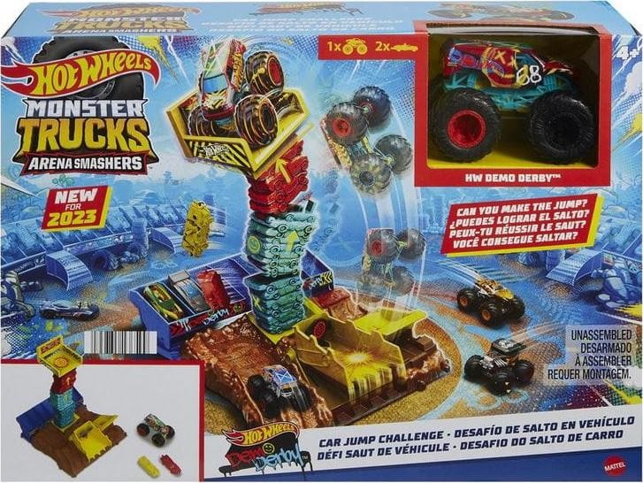 Фото - Машинка Mattel Samochody,zestaw  Hot Wheels Monster Trucks Arena DZI-ZPOJ-MTT-0053 