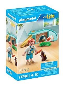 Playmobil My Life Chłopiec ze świnką morską 71746