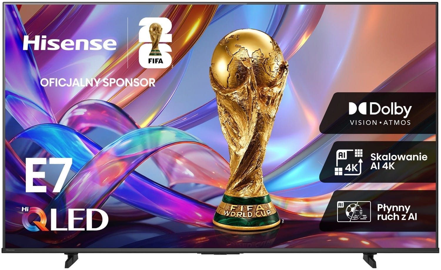 Hisense 55E7S 55'' QLED 4K VidaaOS 60Hz Dolby Atmos 2026