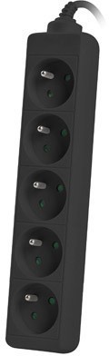 Lanberg listwa przedłużacz 1m UPS 5x PL czarna