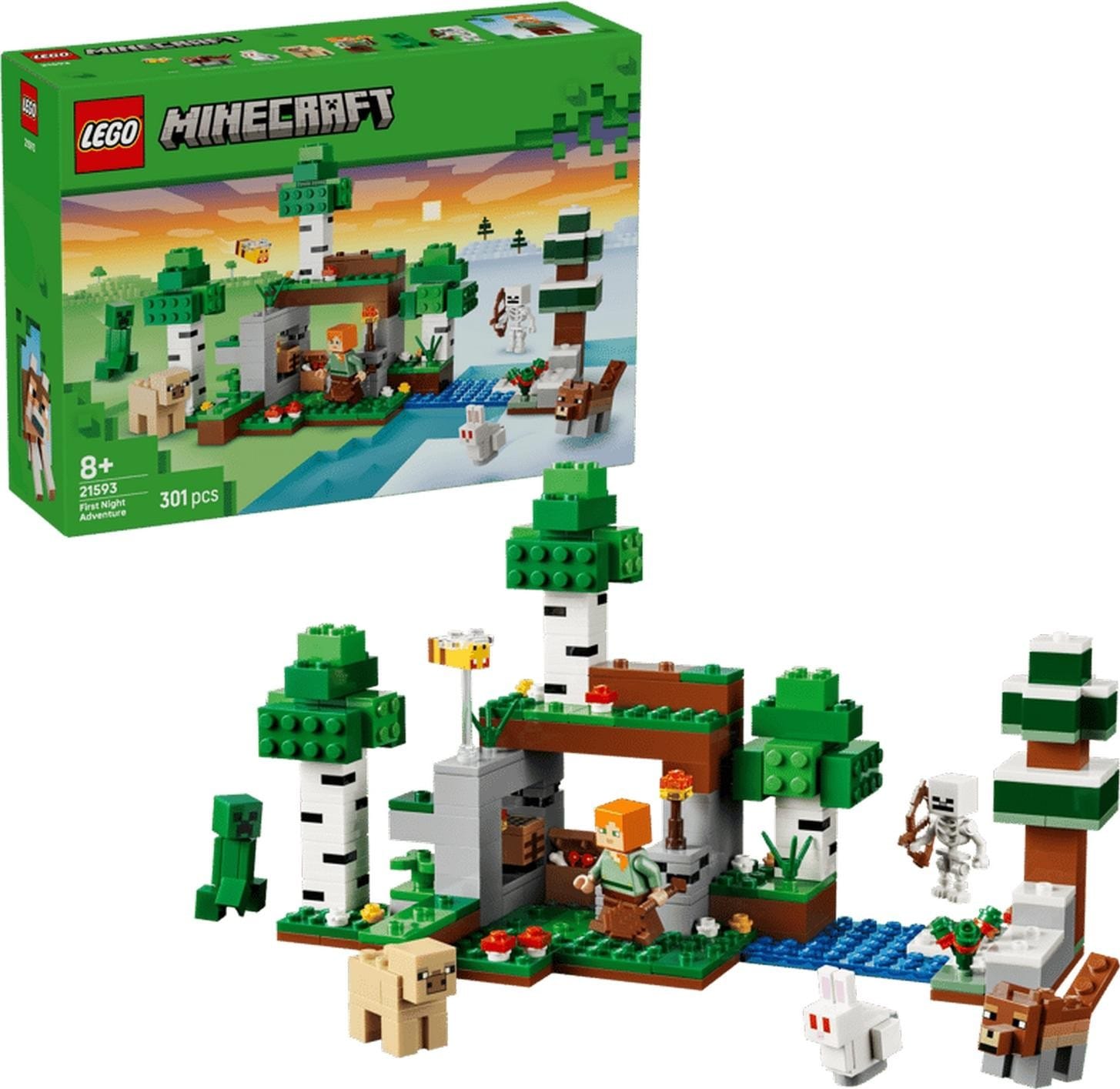 Klocki konstrukcyjne LEGO Minecraft 21593 Przetrwanie pierwszej nocy
