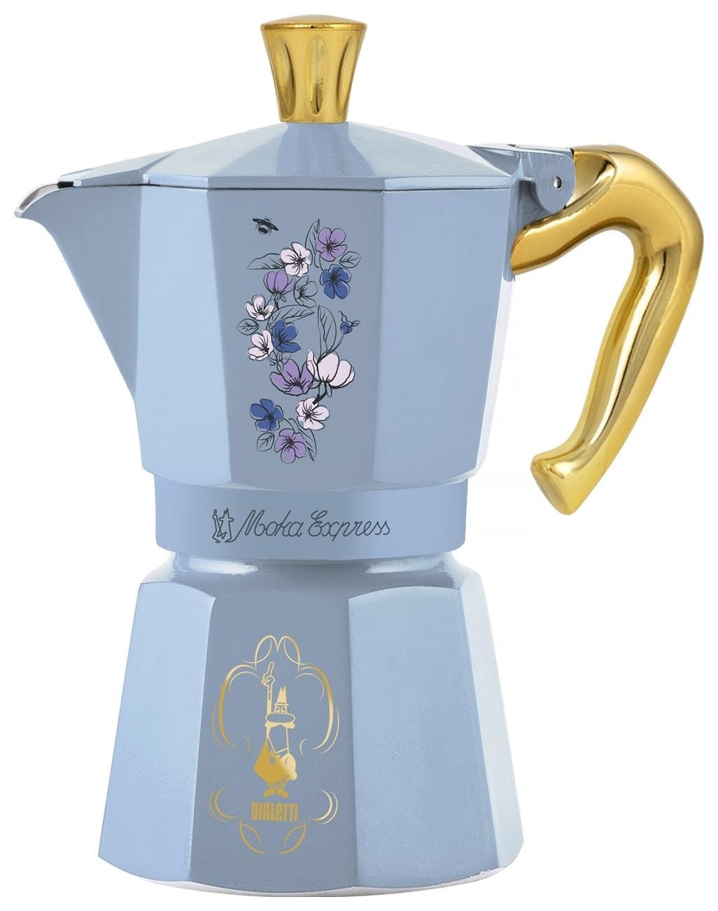 Bialetti Kawiarka Moka Express Bridgerton 6Tz (300 Ml) Rozmiar 6 Niebieski Do-Ka-Bti-0040