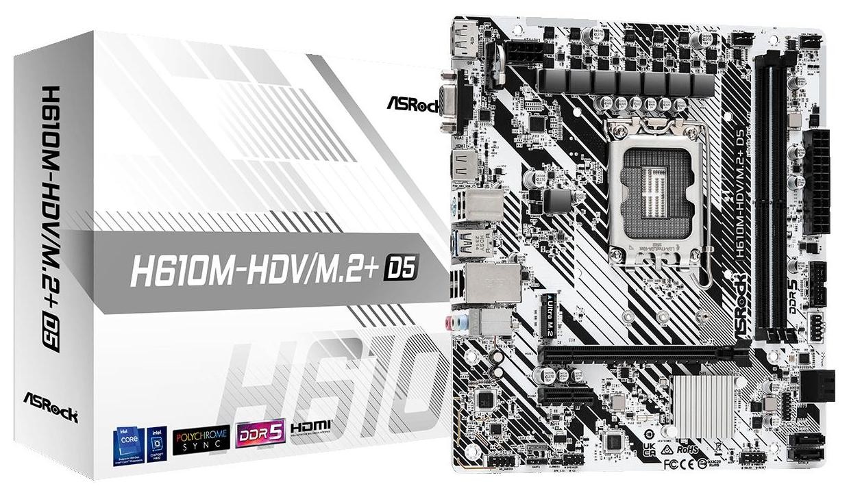 ASRock H610M-HDV/M.2+ D5