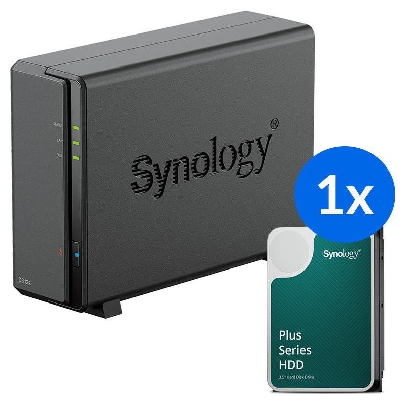 Synology DS124+1x HAT3300-4T (1x 4TB)