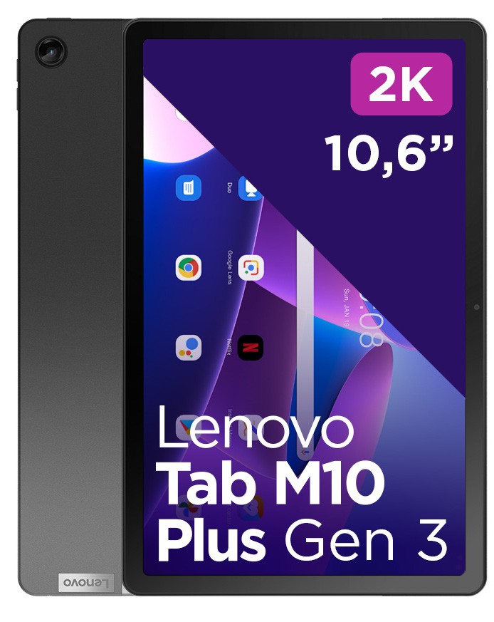 Lenovo Tab M10 Plus (3rd Gen) ZAAJ - tablette - Android 12 - 128 Go -  10.61 - ZAAJ0387SE