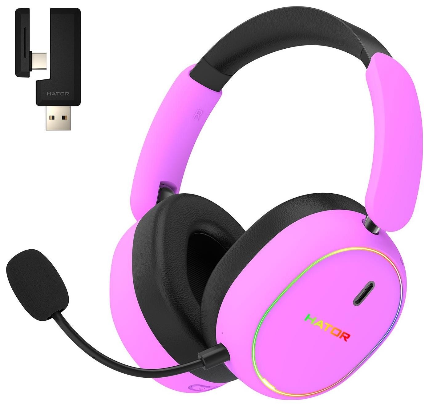 Hator Phoenix 2 ESH42 Hi-Res ANC fioletowe
