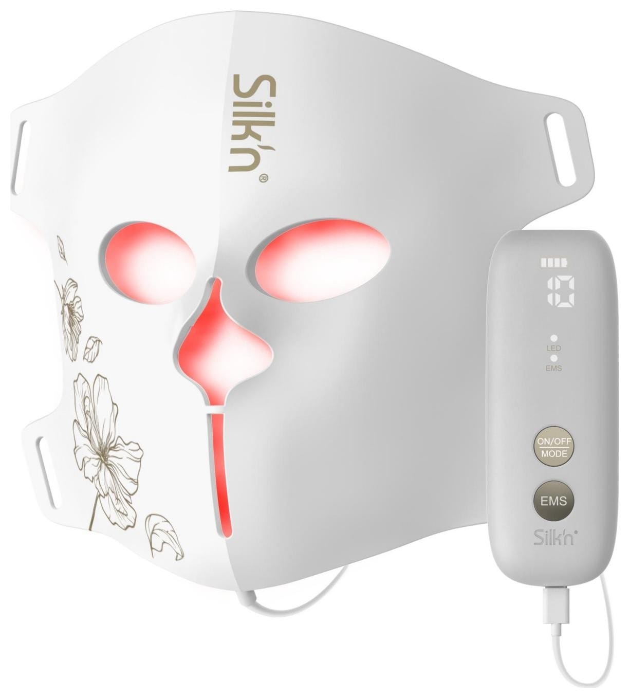 Silk'n Facial LED EMS Mask FLME1PE1001 biały
