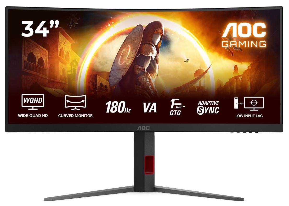 Aoc Cu34g4 - 180Hz | Uwqhd | 34'' | Fast Va | 0.5Ms Rozmiar 34 Mon-Lcd-Aoc-0629