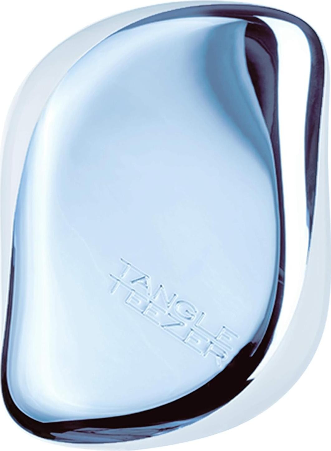 Zdjęcia - Szczotka do włosów Tangle Teezer Compact Styler Hairbrush Baby Blue Chrome PEL-CI-OTH-0534 