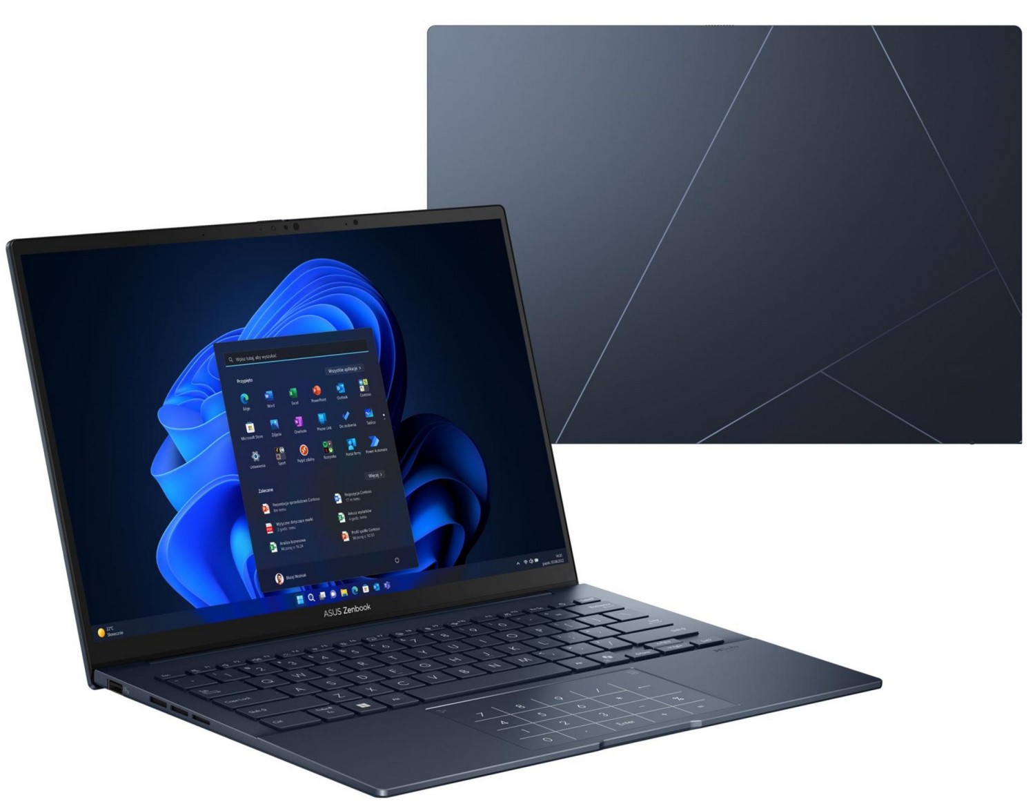 ASUS ZenBook 14 OLED UX3405CA-SU1499W - Ultra 9 285H | 14'' 3K | 16GB | 512GB | W11H | Niebieski