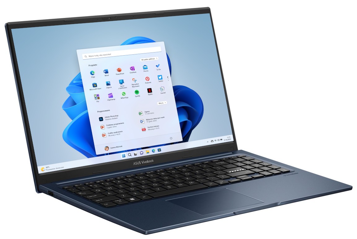 ASUS VivoBook 17 X1704MA-AU010 - Core 5 320 | 17,3'' | 32GB | 4TB | W11H | Niebieski
