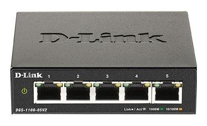 Фото - Комутатор D-Link DGS-1100-05V2/E NET-WRPZ-DLI-108 