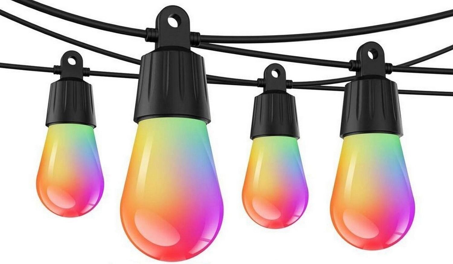 Lepro 15M ZB1 AI Outdoor String Lights - inteligentne wielokolorowe lampki zewnętrzne 15 m