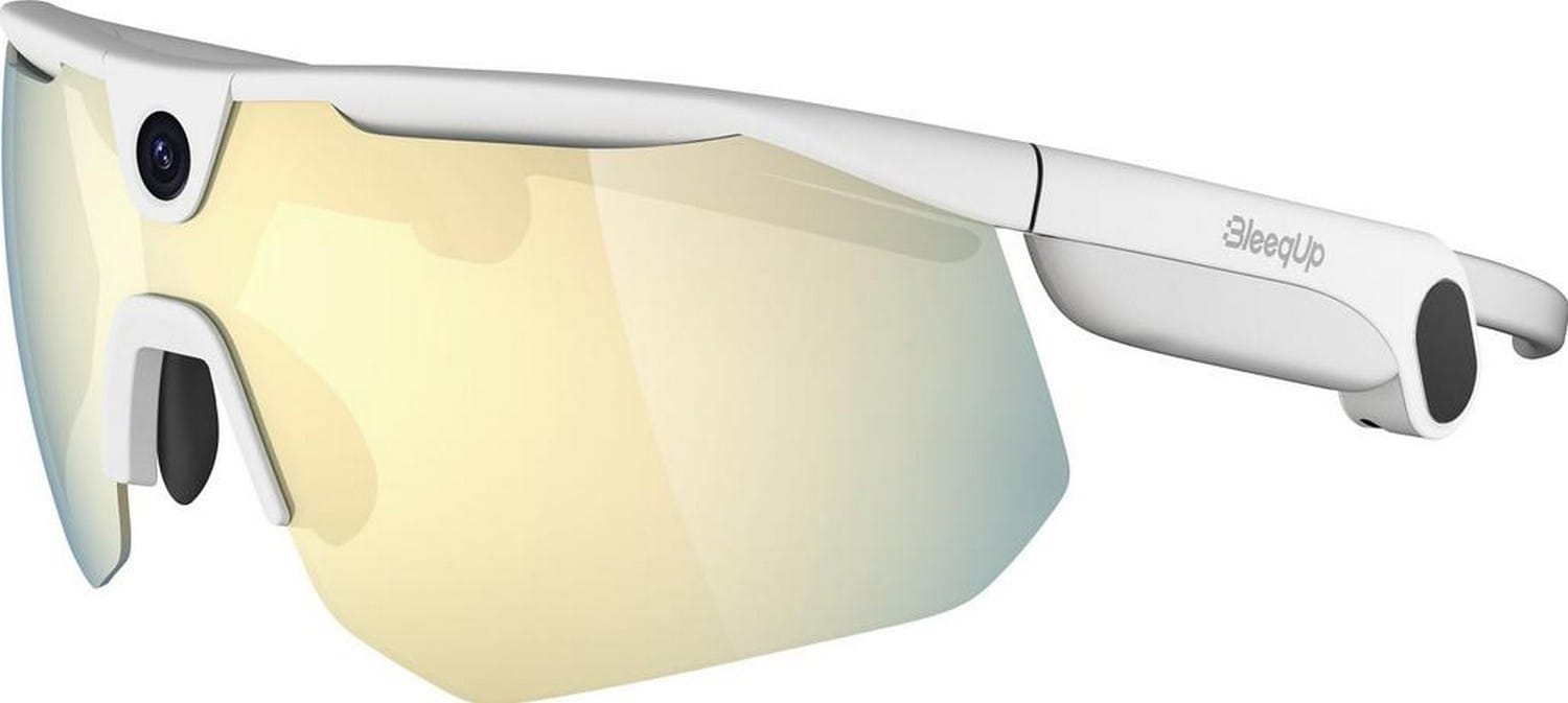 BleeqUp Ranger AI Sports Camera Glasses biały