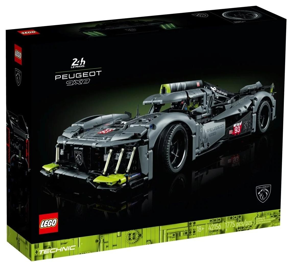 Klocki konstrukcyjne LEGO Technic 42156 Peugeot 9X8 24H Le Mans Hybrid Hypercar