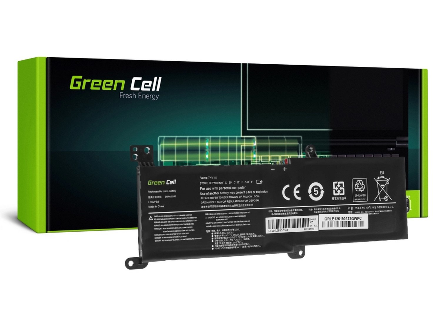 Zdjęcia - Akumulator do laptopa Green Cell Zamiennik  do Lenovo IdeaPad 320-14IKB 320-15ABR 320-15AST 320-1 