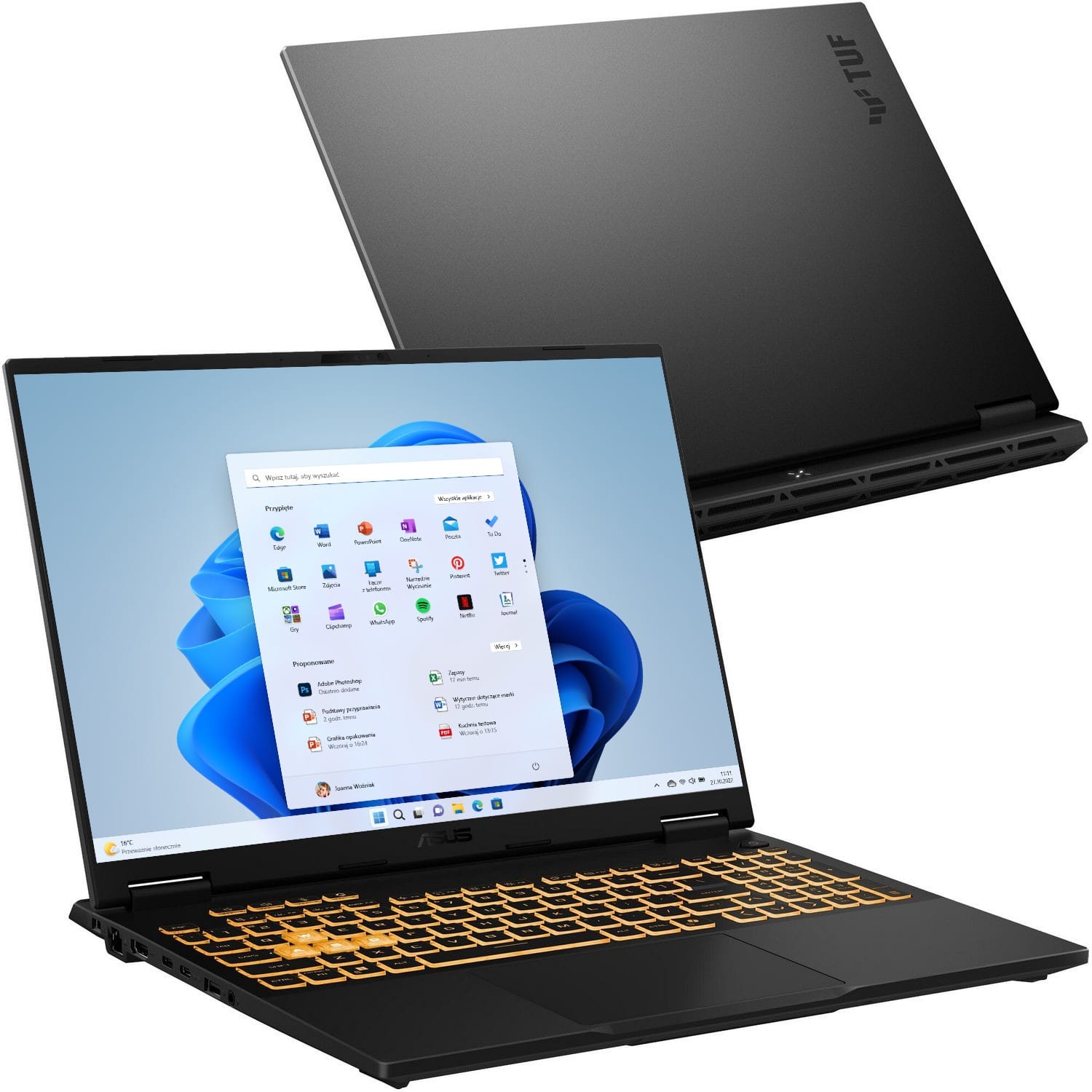 ASUS TUF Gaming F16 FX608JPR-I7161W - i7-14650HX | 16'' | 165Hz | 16GB | 1TB + 512GB | Win11H | RTX5070