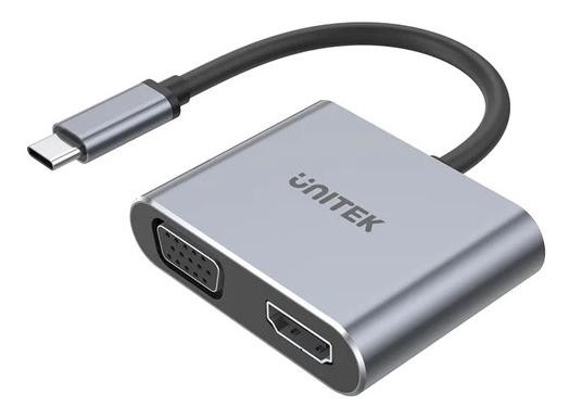 Фото - Кабель Unitek Adapter USB-C na HDMI 4K@60Hz i VGA FullHD KA-AV-UNI-258 