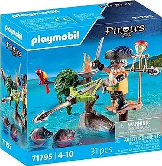 Klocki konstrukcyjne Playmobil Pirates 71795 Pirat z balistą