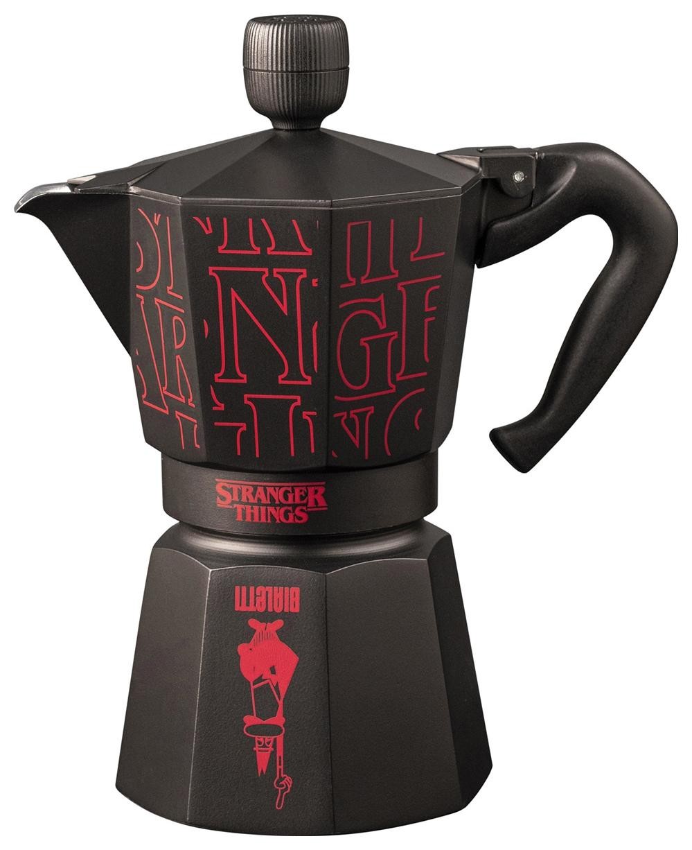 Bialetti Kawiarka Moka Express Sound Stranger Things 6Tz (300 Ml) Rozmiar 6 Czarny Do-Ka-Bti-0100