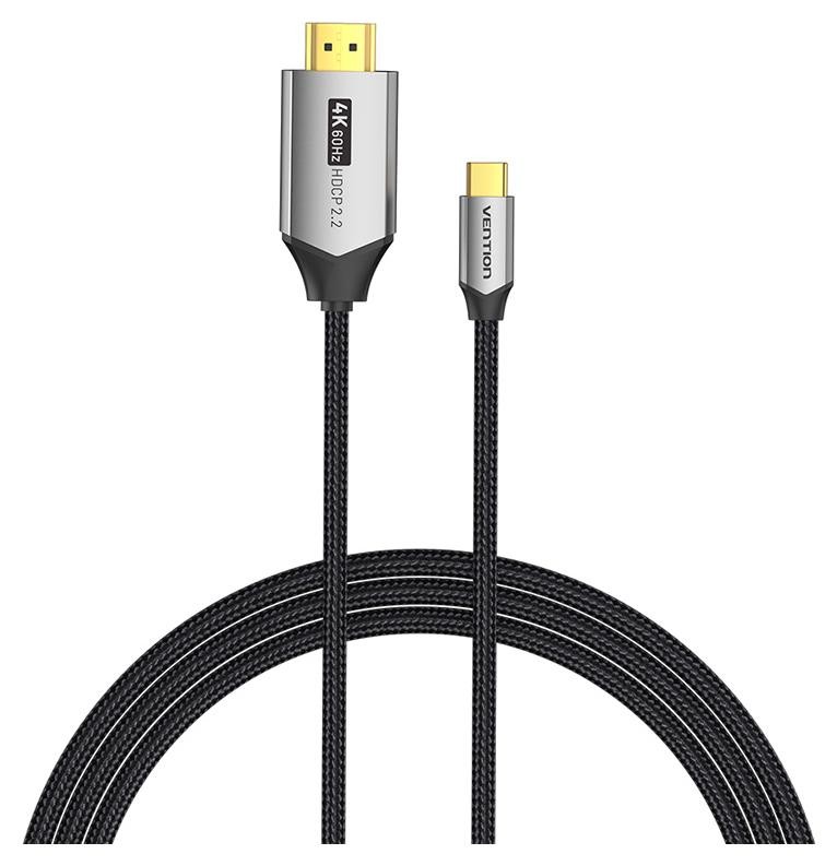 Zdjęcia - Kabel Vention USB-C - HDMI 2.0, 4K 60Hz, 1,5m KA-AV-VNTN-0117 