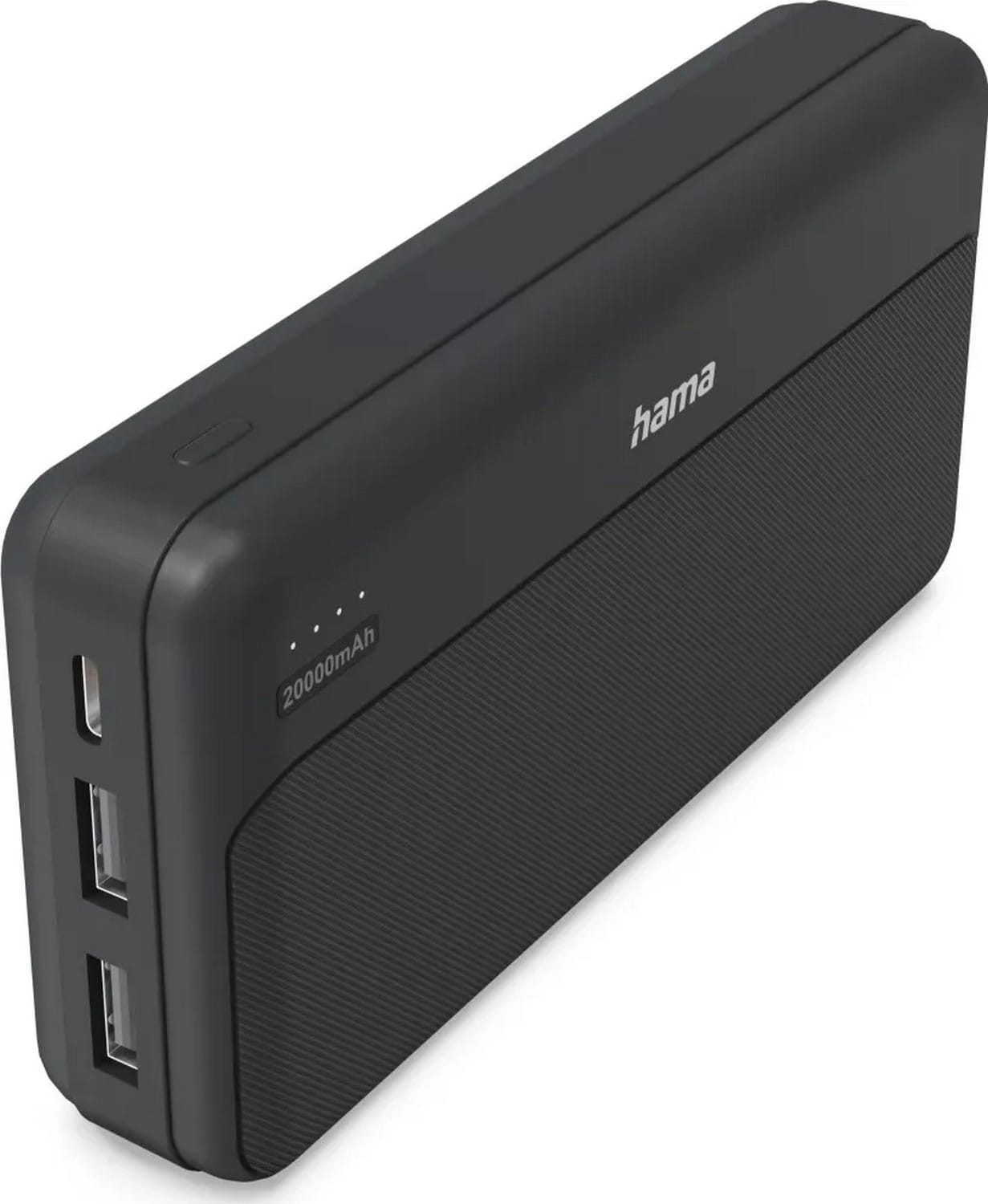 Hama Power Pack Pocket 20 20000 mAh 2X USB-A antracyt