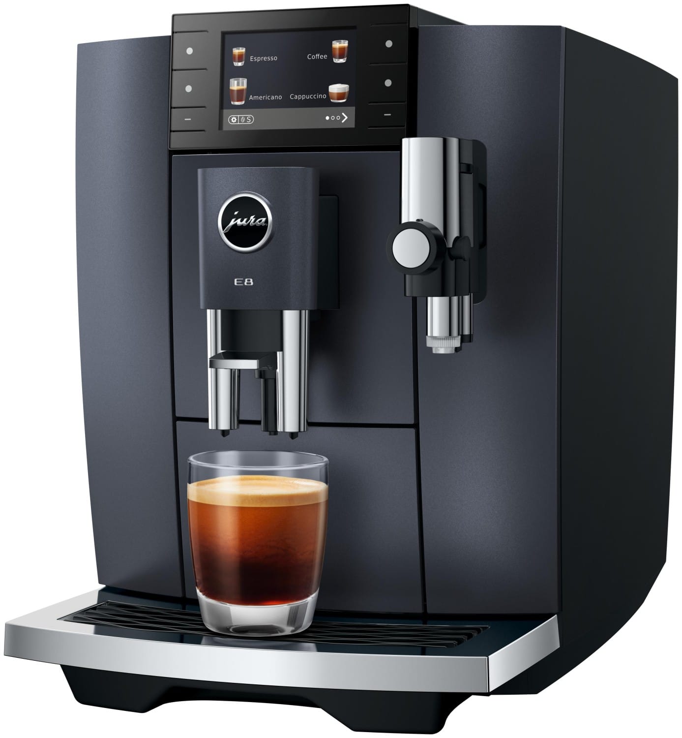 Ciśnieniowy automatyczny JURA E8 (ED) Cosmic Black Hot/Light Brew