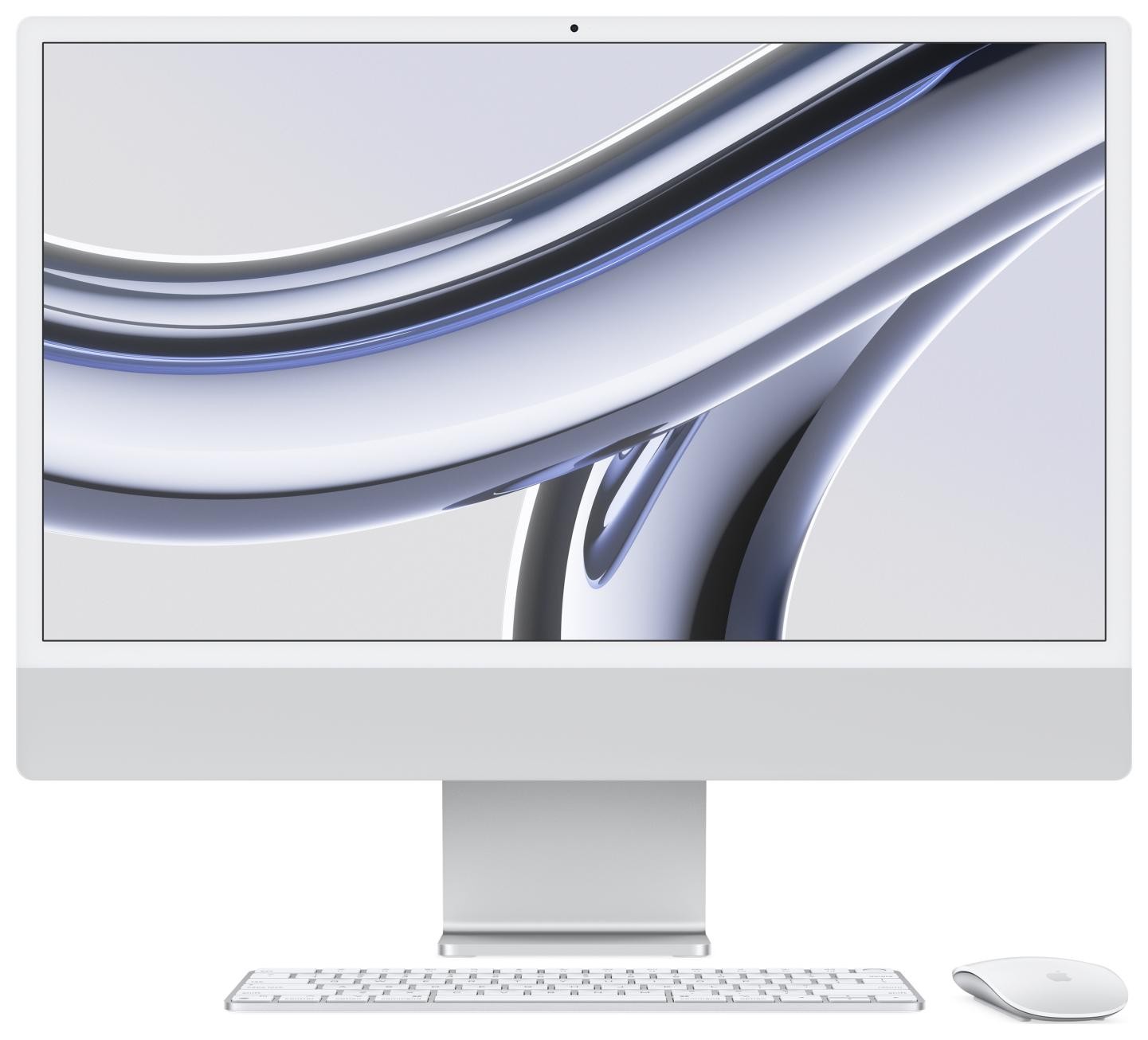 Zdjęcia - Komputer stacjonarny Apple All in one  iMac - M3  | 24'' | 8GB | 256GB | Srebrny KOM-AIO-S (8/10)