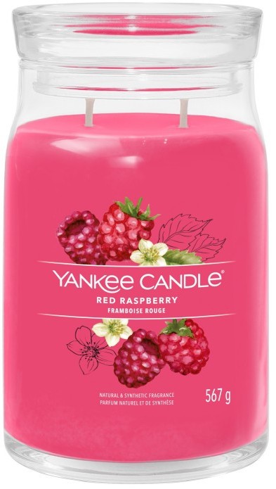 Świeczka duża Yankee Candle Signature Red Raspberry Świeca Duża 567g