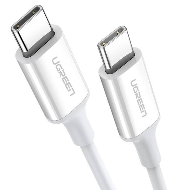 Zdjęcia - Kabel Ugreen US264 USB-C do USB-C, 60W, 1.5m biały KA-USB-UGRN-045 