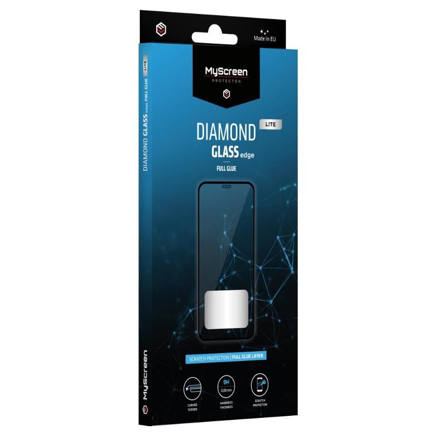 Zdjęcia - Szkło / folia ochronna MyScreen Szkło ochronne  Diamond Glass Lite Edge Full Glue Black do Samsung 