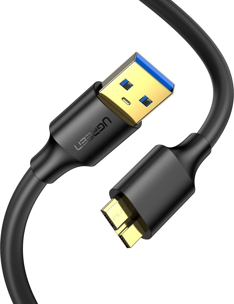 Фото - Кабель Ugreen USB 3.0 - micro USB 3.0 1m czarny KA-USB-UGRN-019 