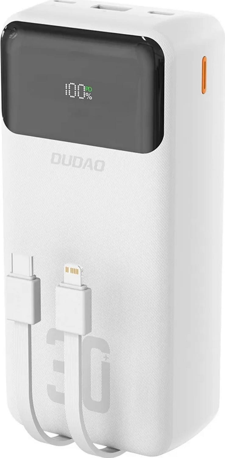 Dudao K15MAX 30000 mAh PD 22.5W biały