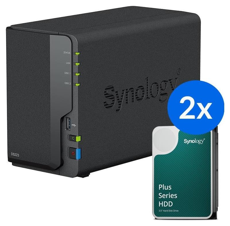 Synology DS223+2x HAT3300-4T (2x 4TB)