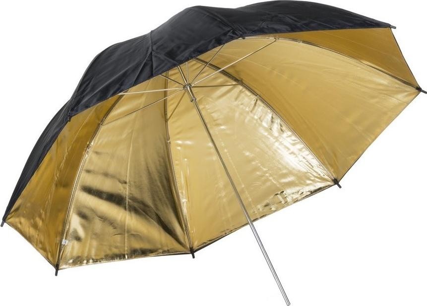 Zdjęcia - Pozostałe akcesoria fotograficzne Quadralite Parasol  parasolka złota 120cm AF-A-QAL-0089 