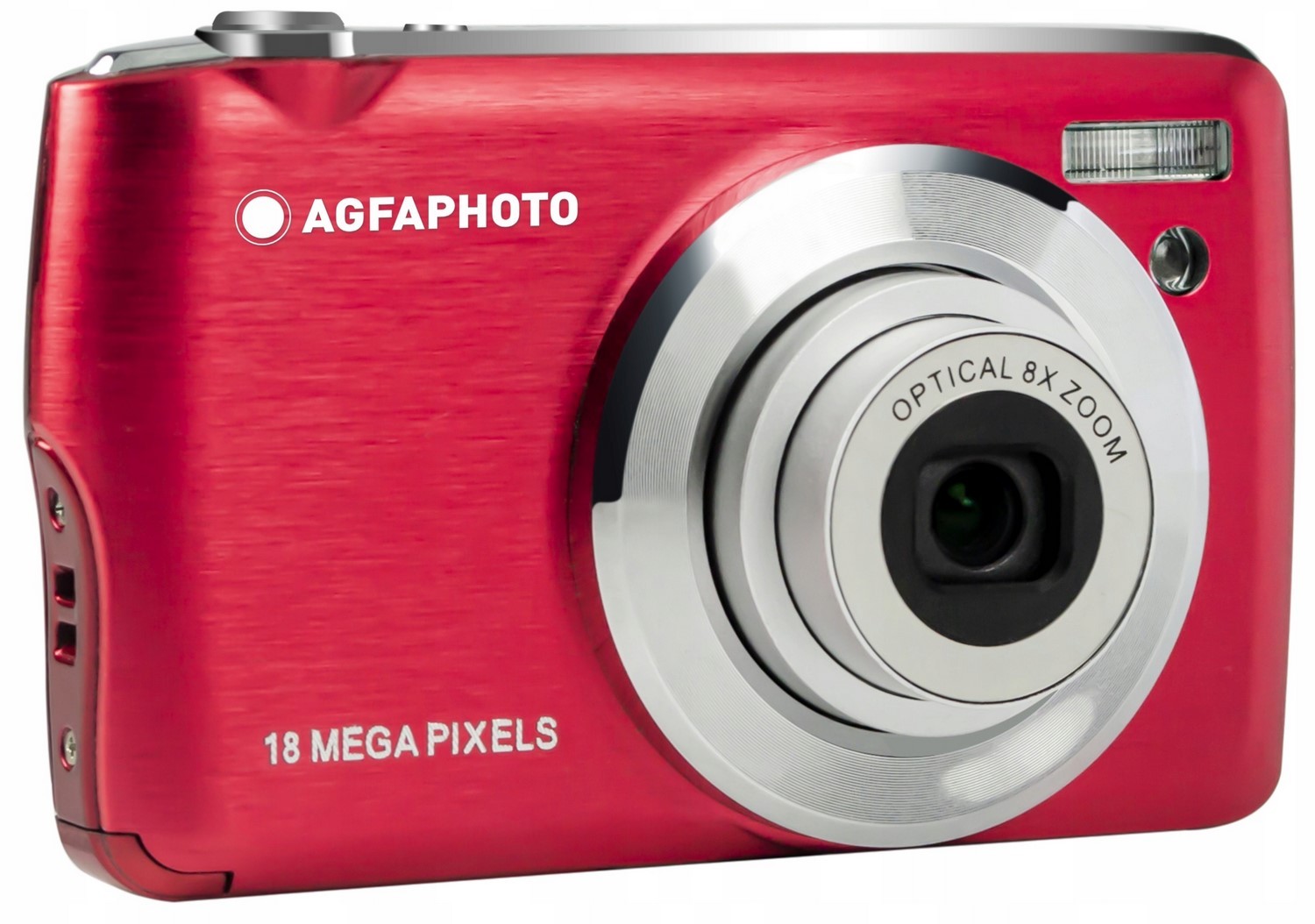 Agfa Photo DC8200 Czerwony + etui + karta SD 16GB