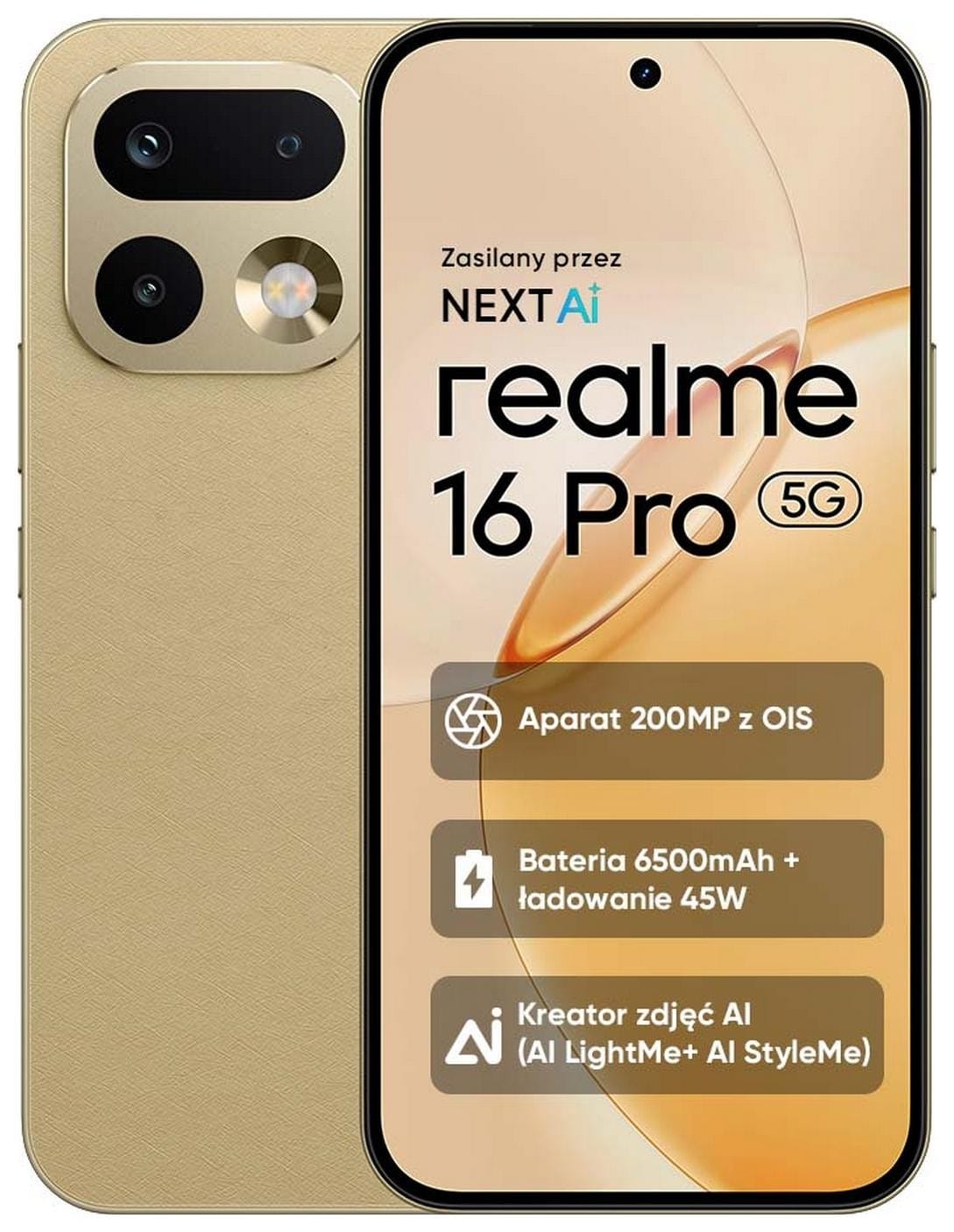 realme 16 Pro 5G 8/512GB Master Gold