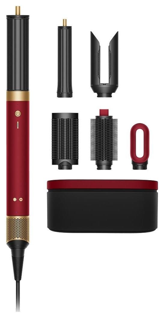 Dyson Airwrap Co‑anda2x Straight+Wavy aksamitna czerwień/złoto