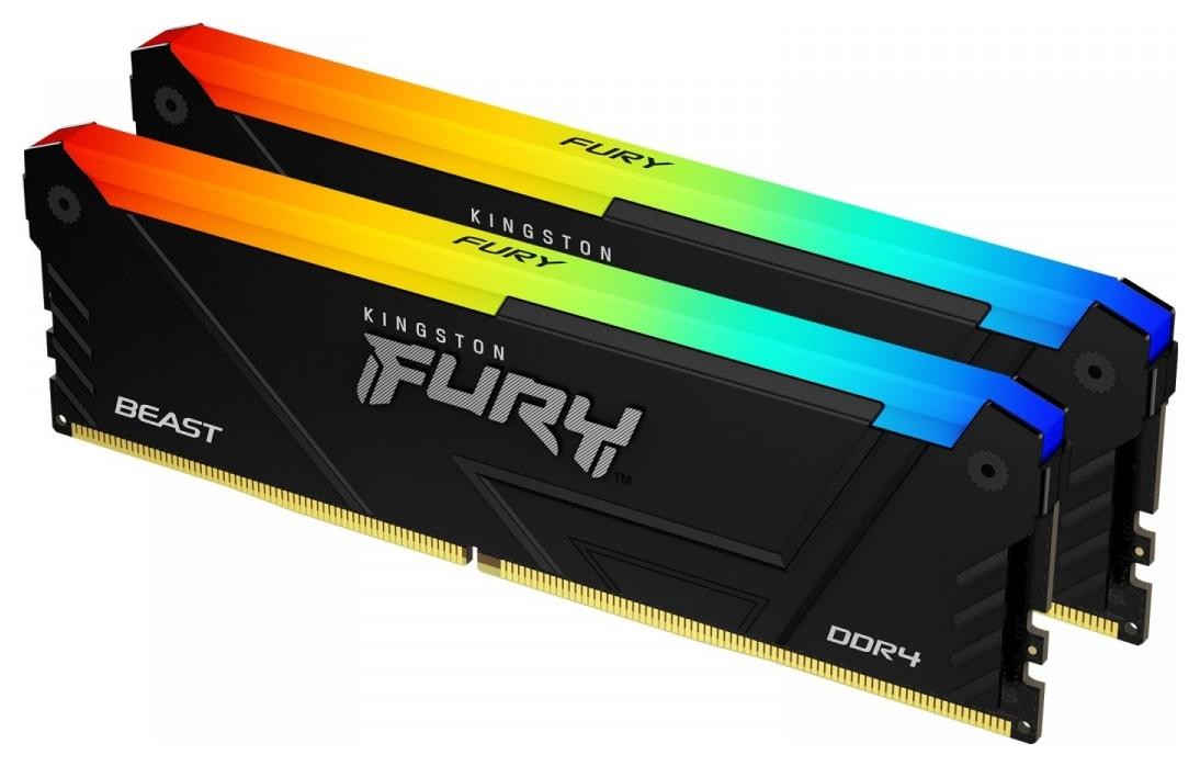 Kingston Fury Beast RGB 64GB [2x32GB 3200MHz DDR4 CL16 DIMM]