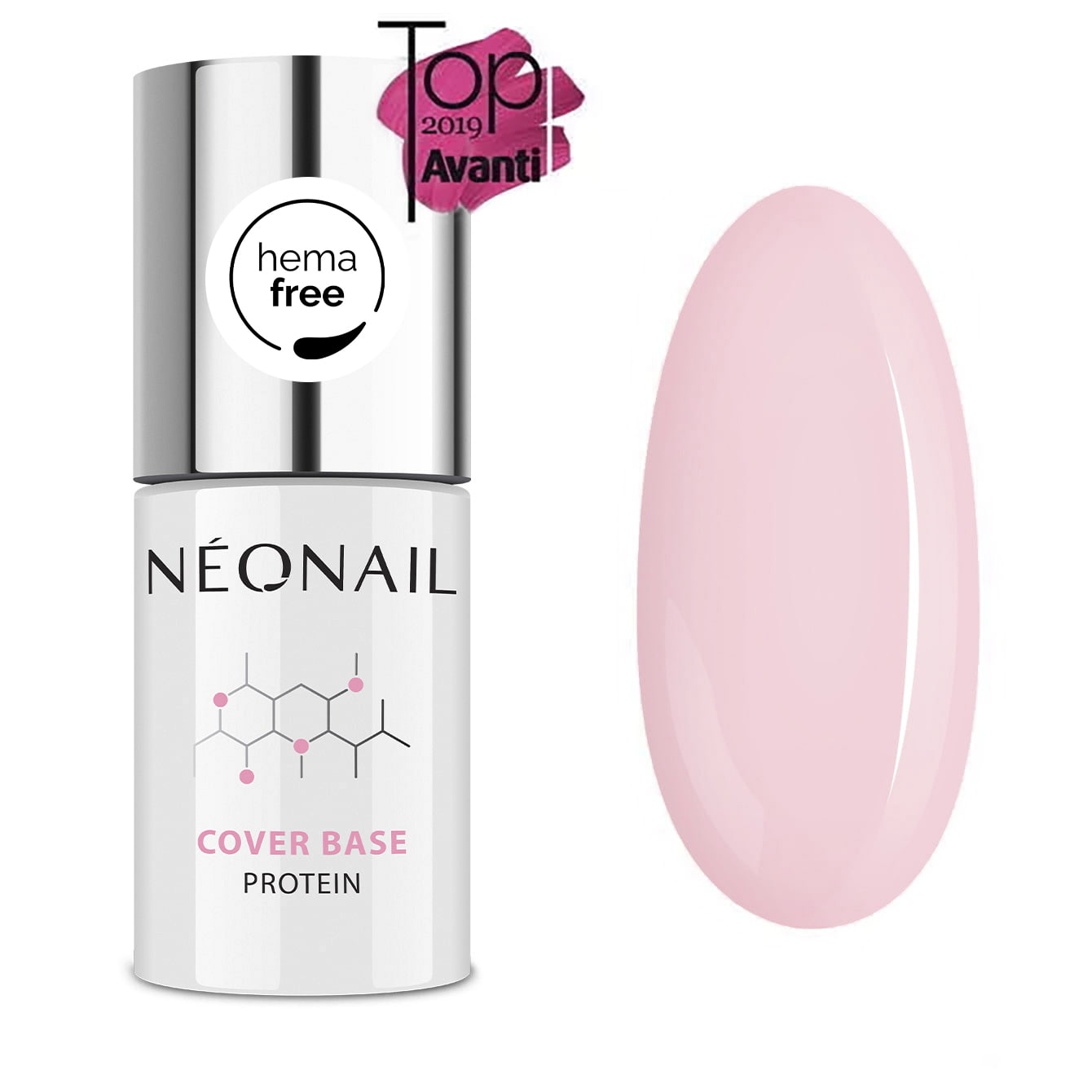 Baza hybrydowa Cover Base Protein Nude Rose 7,2 ml 2 Baza hybrydowa Cover Base Protein Nude Rose 7,2 ml