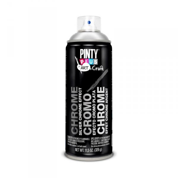 Zdjęcia - Pozostałe narzędzie ręczne no brand Farba w sprayu Pintyplus Art & Craft C150 Chromu 400 ml Srebrzysty 
